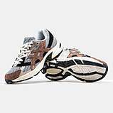 Чоловічі кросівки Asics Gel-1130 x Hal Studio Grey Brown Black, замшеві кросівки асікс гель 1130, фото 5