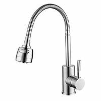 CHAMPION SUS 011 Кухонний змішувач з гнучким виливом (CH0306)