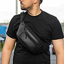 Поясна сумка (бананка) BLAST з екошкіри, фото 7