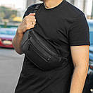 Поясна сумка (бананка) BLAST з екошкіри, фото 4