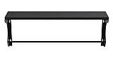Полиця настінна Ferrum-decor Юзібі 270x700x150 метал Чорний ДСП Сосна Кембра 16 мм (UZI0045) SC, код: 6543192, фото 3