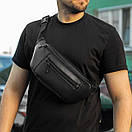 Поясна сумка (бананка) BLAST з екошкіри, фото 5