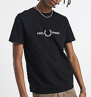 Мужская футболка Fred Perry Фред Perry чёрная