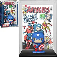 Фігурка Funko Pop Captain America Comic Cover #27 (Marvel Avengers) Фанко Поп Капітан Америка Марвел, Месники