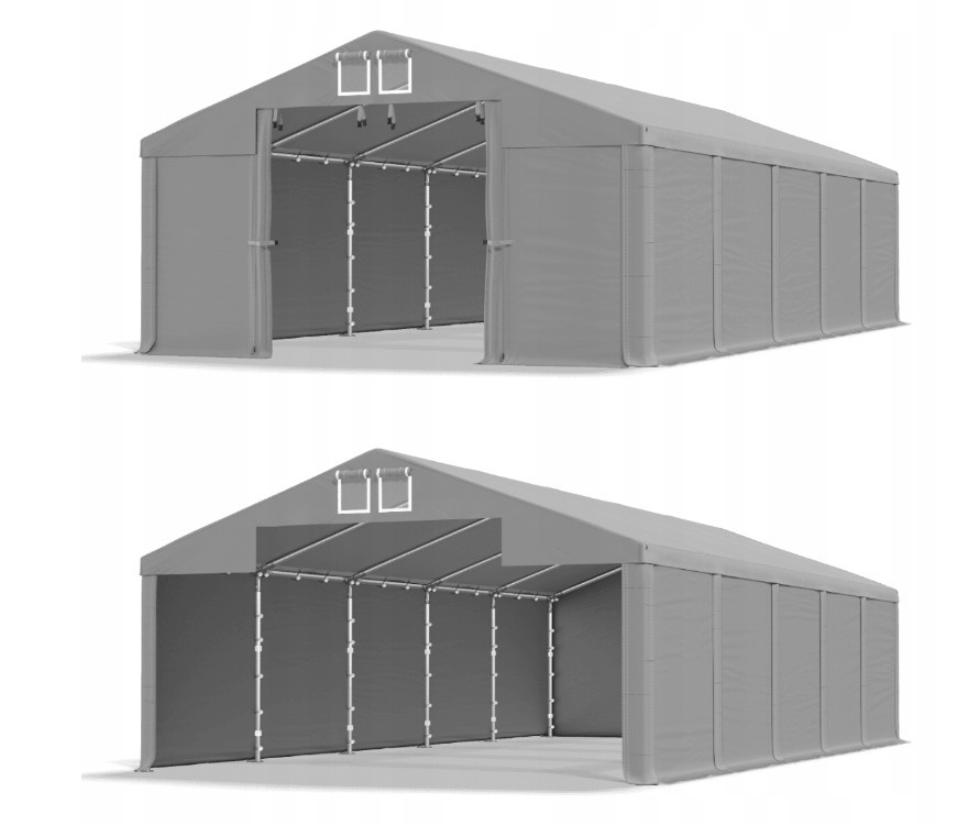 Тентовый гараж намет STANDARD ПВХ  6 x 10m