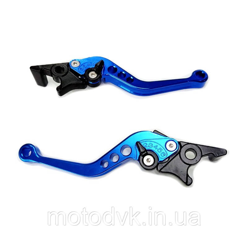 Ручки витискні з регулюванням диск-диск, сині (к-т 2 штуки)