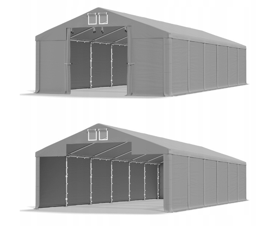 Тентовый гараж намет STANDARD ПВХ  6 x 12m