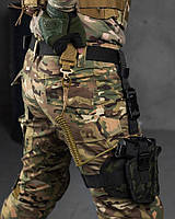 Тренчик пистолетный с фастексом, страховочный шнур для пистолета, быстросъемный (паракорд) цвет кайот ТМ
