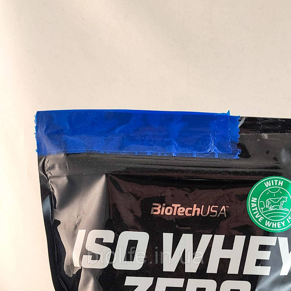 BioTech Iso Whey Zero (500 g black biscuit) Порушено цілісність упаковки (500 g, black biscuit)
