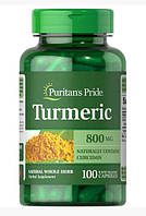 Концентрат куркумы Puritan's Pride Turmeric 800 mg 100 капсул