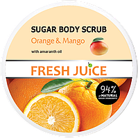 Цукровий скраб для тіла Fresh Juice "Orange & Mango" (225мл.)