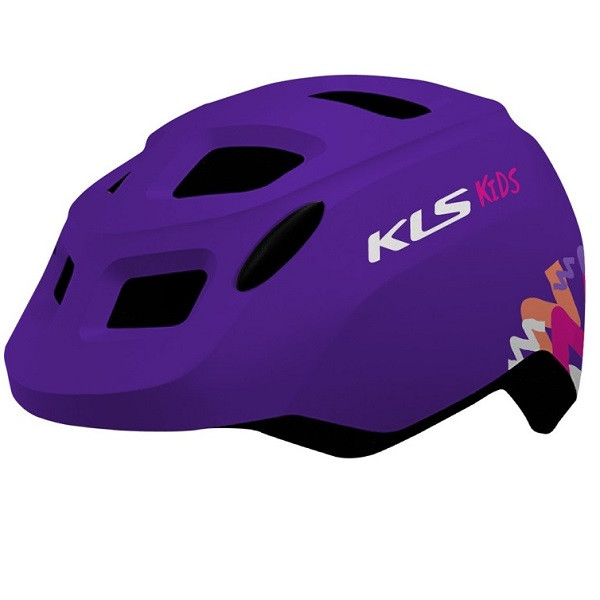 Велошолом дитячий KLS Zigzag new дитячий S (50-55cм) Фіолетовий Art 53820413, фото 1