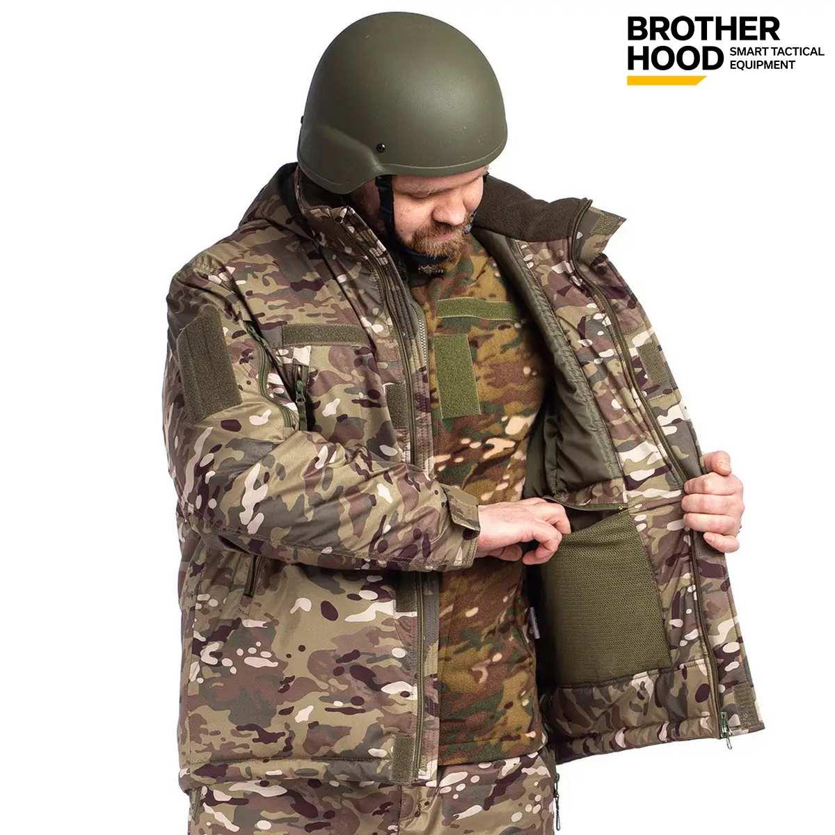Куртка тактична зимова Brotherhood мультикам, фото 1