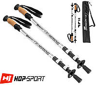 Трекинговые палки Hop-Sport Nordend Pro серебристые