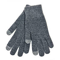 Перчатки мужские зимние для сенсорных экранов ODYSSEY (шерсть) One Size Серый 4239