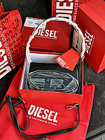 DIESEL 1DR Iconic Shoulder Bag Black 20 х 13.5 х 7 см