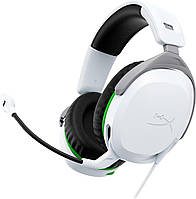 HyperX Гарнитура Cloud Stinger 2 Xbox, mini-jack, бело-зеленый Baumar - Гарант Качества