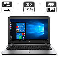 Ноутбук HP ProBook 450 G3 / 15.6" (1366x768) TN Touch / Intel Core i5-6200U (2 (4) ядра по 2.3 | всё для тебя