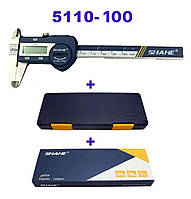 Електронний штангенциркуль цифровий, SHAHE 5110 - 100мм 0.01мм USB у футлярі, IP54