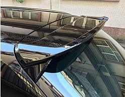 Спойлер (1234 Upgrade V1, чорний) для Ауди A3 2012-2020 рр