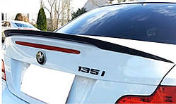 Спойлер LIP (E82,1234 Upgrade, чорний) для BMW 1 серія E81/82/87/88 2004-2011рр