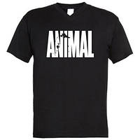 Мужская футболка с V-образным вырезом Animal Gym