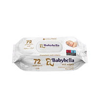 Серветка BabyBella Baby волога з клапаном 72 штуки (420244)