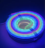 Адресний smart неон 24В 10W/m 6*16мм набір 10 м з розеточним блоком живлення (ціна 10м)