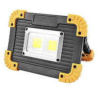 Прожектор світлодіодний Bright Light L812-20W-2COB+1W ЗП micro USB 2x18650/3xAA Power Bank Box