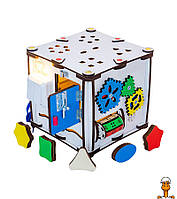 Домик развивающий. бизиборд, с подсветкой, детская игрушка, от 1 года, GoodPlay K007