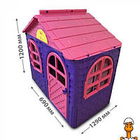 Детский игровой домик со шторками, пластиковый, от 1 года, DOLONI TOYS 02550/10