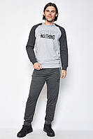 Спортивні чоловічі штани темно-сірого кольору 160846L