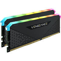 Оригінал! Модуль памяти для компьютера DDR4 32GB (2x16GB) 3600 MHz Vengeance RGB RS Black Corsair