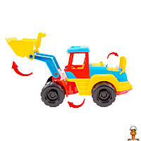 Детская машинка"трактор", с ковшом, игрушка, от 3 лет, Технок 6894TXK