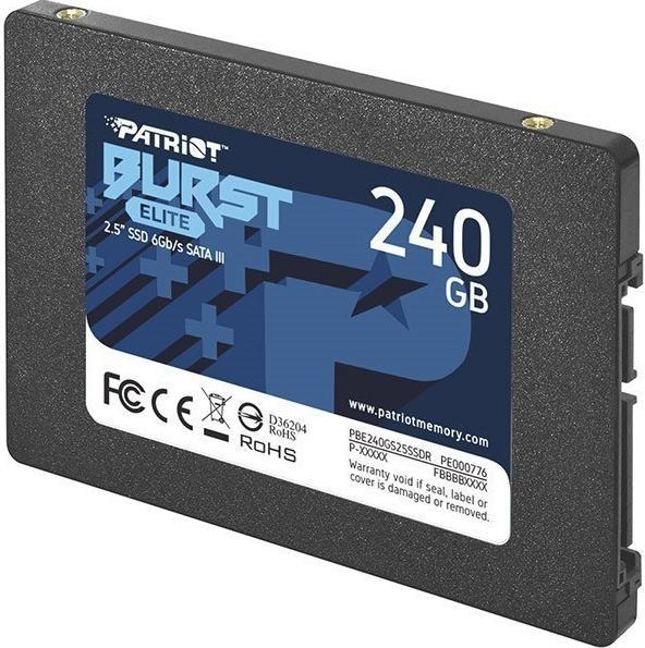 SSD Patriot Burst Elite 240GB 2.5" 7mm SATAIII TLC 3D