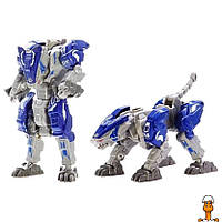 Детский трансформер, робот+животное, игрушка, синий, от 3 лет, JUNFA HF9989-3(Blue)