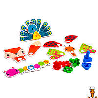 Игра-конструктор "fisher-price. maxi болтики", укр, детская, от 3 лет, Vladi Toys VT2905-23