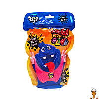 Лизун-антистресс "mega stretch slime", 500 гр, детская игрушка, розовый, от 6 лет, Danko Toys SLM-12-01U(Pink)