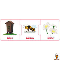 Логічні ланцюжки "світ тварин. хто де живе і що їсть", українською мовою, дитяча іграшка, віком від 3 років