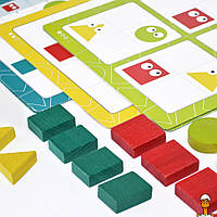Логічна гра для дітей "судоку", геометричні фігури, дитяча іграшка, віком від 3 років, Igroteco 900514