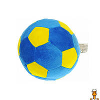 Мягконабивная игрушка мяч футбольный, высота 22 см, детская, от 1 года, Macik МС 180402-01(Blue)