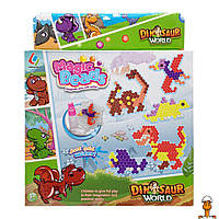 Набор для творчества аквамозаика "динозаврики", детская игрушка, от 3 лет, Maya Toys 21711
