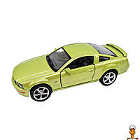 Інерційна машинка форд mustang gt 2006, 1:42, дитяча іграшка, зелений, віком від 3 років