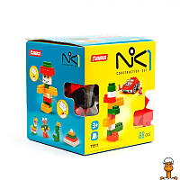 Конструктор дитячий "nik-1", 88 великих деталей, іграшка, віком від 3 років, ЮНІКА 71511
