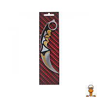 Нож деревянный сувенирный "керамбит chrome" сувенир-декор, детская игрушка, от 6 лет, Сувенір-декор SO2CARсr