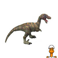 Динозавр мегалозавр, со звуковыми эффектами, детская игрушка, зелёный, от 3 лет, Bambi Q9899-510A-2