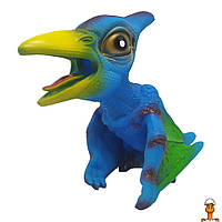 Динозавр интерактивный, c звуковыми эффектами, детская игрушка, вид 2, от 3 лет, Bambi HY538(Blue-Yellow)