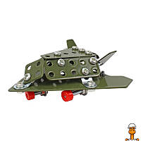 Детский металлический конструктор "военная техника", 430 деталей, игрушка, от 5 лет, Технок 9512TXK