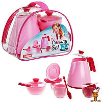 Игровой набор посуды cooking set, 15 предметов, детская, от 3 лет, ЮНИКА 71733