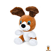 Інтерактивна іграшка "собачка", муз-звук укр, рухливі вушка, дитяча, віком від 3 років, Bambi M 5708 I UA